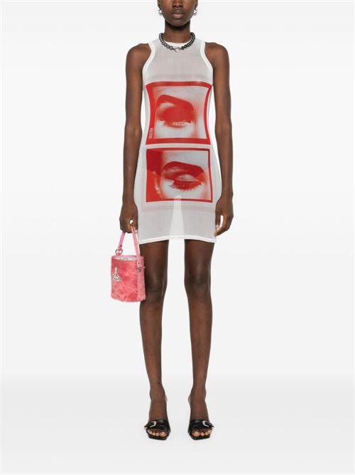 Dress with eyes and lips print JEAN PAUL GAULTIER | 2430FRO250T553013014